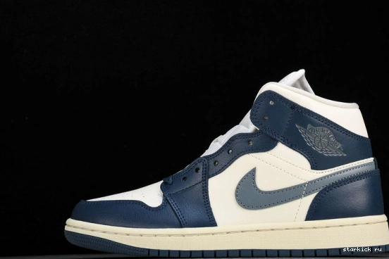  BQ6472-414 Air Mid French  Blue BQ6472-414 Jordan 1 0825